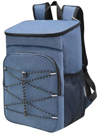 ycezw Sac à Dos Thermique, Sac Alimentaire Isotherme, Sac Isotherme avec Fuites avec Poches Latérales, Contenant Alimentaire avec Plusieurs Compartiments, Grande Boîte de Rangement pour Appareil Photo