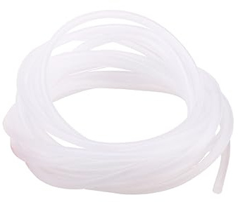 Holibanna 5m Standard Druckluftschlauch mit 2 Transparenten 4mm Rückschlagventilen Flexibles Aquarienzubehör für Luftpumpen Knickfester Schlauch für Süß und Salzwasser Fischfreundlich