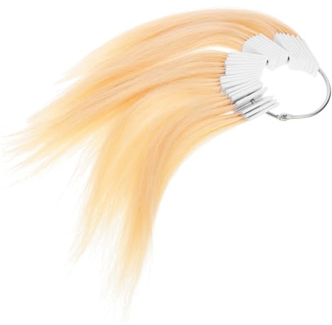 UKCOCO Échantillons de Cheveux Humains Coloration 30 Mèches Naturelles Mèches Test Capillaires pour Professionnels et Particuliers Nuancier Test Couleur Cheveux Salon la Décoloration