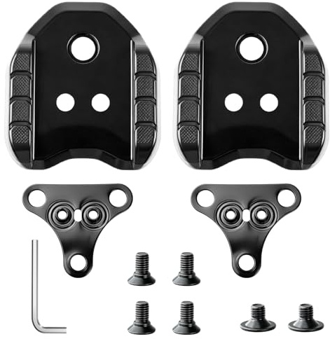 ZephyrCraft 2 Stück Pedale Adapter, 3 Loch Universal Plattenadapter Kompatibel mit Shimano SPD Schuhen und SPD Cleats, Rennrad MTB Fahrrad Zubehör