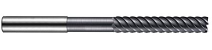 Dormer Fraise de finition à queue S2276.0, revêtement altin, HM, diamètre de la tête 6 mm, longueur de la cannelure 38 mm, longueur totale 100 mm