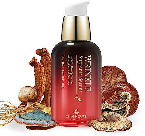 the SKIN HOUSE Wrinkle Supreme Serum |Anti-Aging Straffungsserum mit Adenosin, nährend & glättend, für mehr Hautelastizität 50 ml
