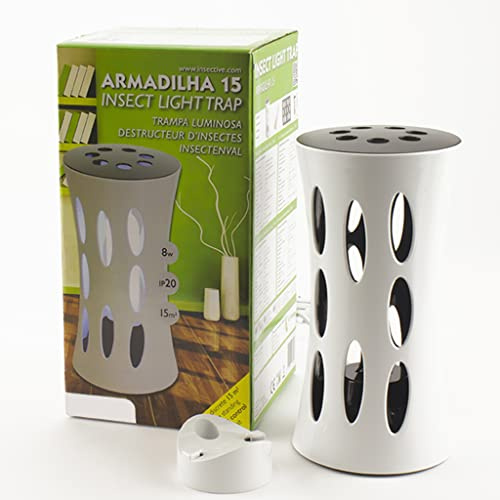 Tzygo Armadilha 15 | Lampada Insetticida Da Interno Elettrica A Luce Blu UV| Lampada Cattura Insetti, cattura insetti volanti come Moscerini, zanzara, Zanzara Tigre, Falene