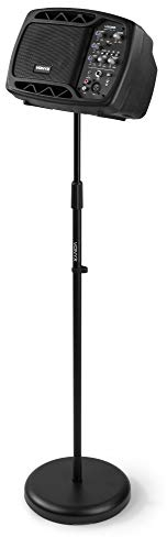 Vonyx V205B PA Monitorlautsprecher, Musik Box mit Bluetooth & Ständer, Aktiver Monitor Speaker, 80 Watt, USB MP3-Player, Mikrofon & Gitarren, Verstellbar bis 150cm, PA Anlage für Entertainer, Musiker