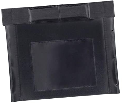 Harilla Rollstuhl-Rückenlehne oder Sitzkissen Sitzpolster Rollstuhl-Zubehörmatte gemütlich verschleißfest Premium-Profi, Schwarze Rückenlehne
