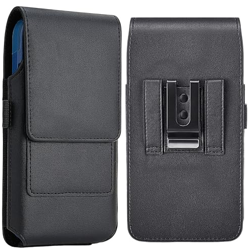 Gcepls Vertikal Handy Gürteltasche für iPhone 16/15 Pro Max,iphone 14 Pro Max,13 Pro Max,Magnetverschluss Handyholster mit ID-Kartenhalter Tasche,Handytasche Gürtel für Galaxy S25 Ultra /S23/S24 Ultra