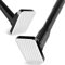 Telescopic Shower Curtain Rod, Steel Tension Pole, Extendable from 75-120cm, 33mm Diameter, No Drilling Installation, Supports up to 85kg, Perfect for Kitchen, Bathrooms, and Closets, black