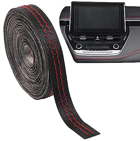 Rianpesn Interni autoadesivi per Auto,Decorazione cruscotto Automatico - Design Adesivo per Finiture Interne Auto, Ottima Decorazione, Realizzazione Fai-da-Te, Pelle di Alta qualità per cruscotto