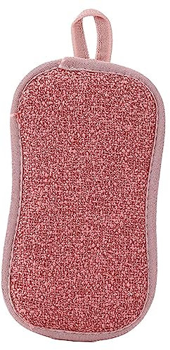 rockible Lot de 6 Chiffons de Nettoyage en éponge à récurer, réutilisables, sans Odeur, sans Rayures, en Microfibre, éponges de Cuisine polyvalentes pour, Rouge