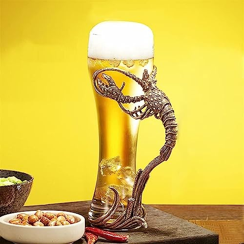 KanDuo Chopes à bière personnalisées, chopes à bière, chopes à bière, chope à bière de Grande capacité de 425 ML, Tasse à Whisky en Verre sans Plomb, Tasse à bière de fête de personnalité