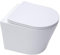 Swiss Aqua Technologies | WC Suspendu Infinitio Sans Bride | Fixations Invisibles et Abattant Frein de Chute Infinitiorimless | Céramique Blanche
