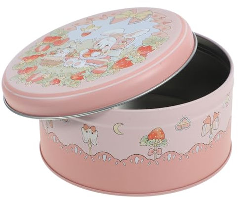 MUCKLILY Scatola Di Forma Di Coniglio Per Biscotti Contenitore Decorativo Per Snack e Caramelle Per Conservare Tea e Piccole Delizie Design Unico e Leggero Di Qualità