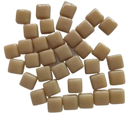 Tesselles mosaique la mosaïque carrée 100g/3.5oz couvre de tuiles les matériaux de processus de DIY for les tuiles de production de mosaïque Mosaique verre (Color : 30 Ligh Beige)