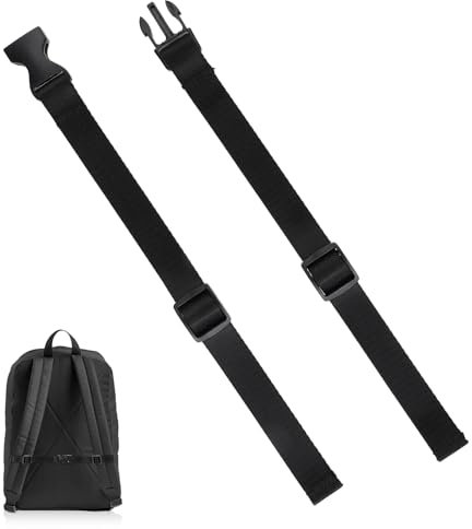Verstellbarer Brustgurt Rucksack, Rucksackgurt Brustgurte für Rucksäcke, Schnellverschluss Gürteltaschen-Verlängerung mit Schnappschnallen, Hüftgurt für Wandern, Joggen, Die Meisten Stoffrucksä
