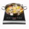 Abangdun Piastra a Induzione Professionale 1 fuoco 2000W, Piastra Induzione Portatile Potente in Inox per Ristorazione, con 10 Livelli di Potenza (200-2000W), 60-240°C, Display LED, Timer 18h