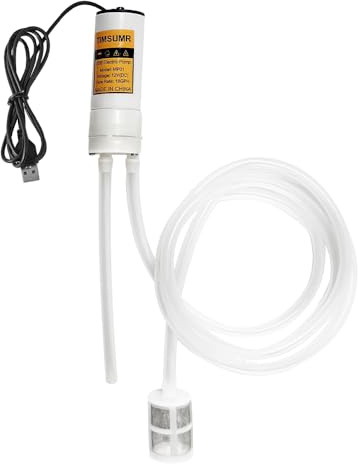 Portable USB Electric auto siphon Self Priming Beer Transfer Pump Kit,Food Grade Pump for Home Brew Beer,Wine, Beverages and Kombucha,bottling 2L/min No Mess Leak,6.5 Feet hose