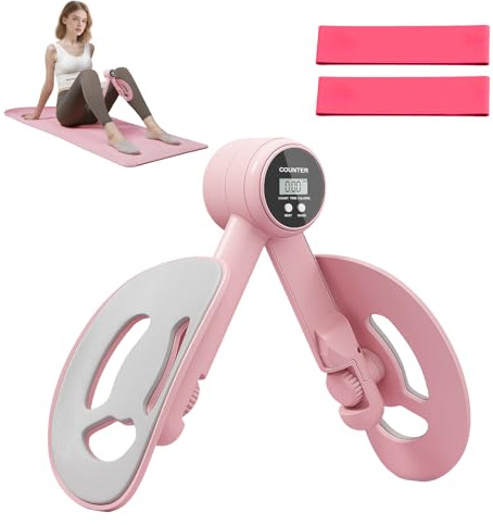 Flintronic Attrezzo Interno Coscia, Attrezzo Interno Coscia, Adjustable Ginnastica Pelvica, Allenatore Per Cosce, Attrezzi Palestra Casa, per Addominali Glutei Cosce Arm Blaster