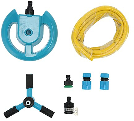 360° Rotating Lawn Sprinkler | Hydraulic Drive 6-8M Spray | Garden Sprinkler for Lawn/Garden | 2 Spray Modes Adjustable