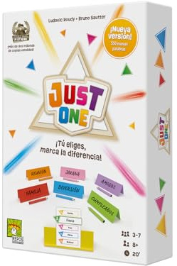 Asmodee Just One, Juego para Fiestas Cooperativo, Adivina en Grupo