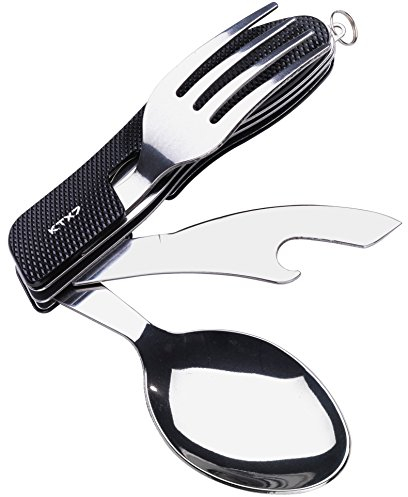 KTX7® Campingbesteck – Klappbesteck - Reisebesteck – Outdoor Besteck