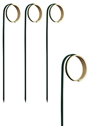 PAPSTAR 88125 100 - Pinchos para comida para dedos (11 cm, 600 unidades), color negro