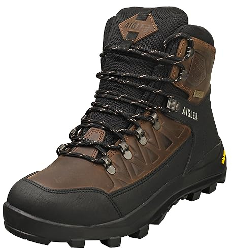 Aigle Herren Letrak GTX Leder Dark Brown Stiefel 43 EU