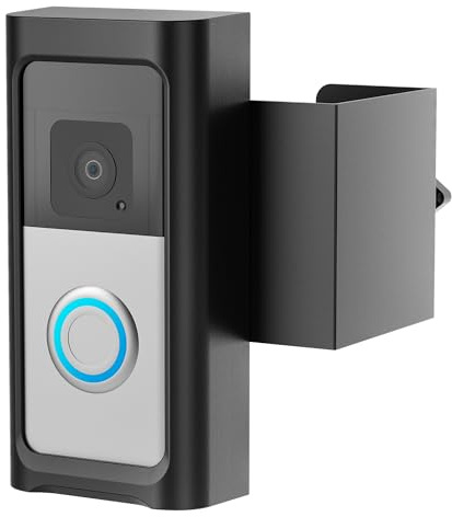 Anti-Theft Video Doorbell Mount No Drill Compatible with Ring,Holder Bracket for Houses Apartments Door for Battery Doorbell (2024),Battery Doorbell Plus/Pro,Video Doorbell 4/3/3Plus/ 2020 Release