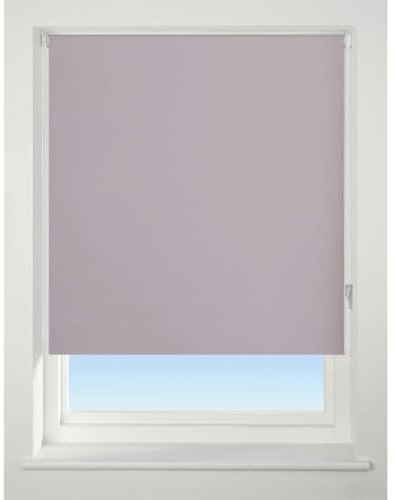 HARRISON DRAPE Blackout Roller Blind - Light Pink - 120cm x 170cm