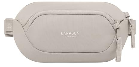 Larkson Sling Bag Herren & Damen Beige - Helge - Anti Diebstahl Umhängetasche mit RFID Blocker - Crossbody Bag Bauchtasche für Alltag & Reisen - Mesh Polsterung - Wasserabweisend