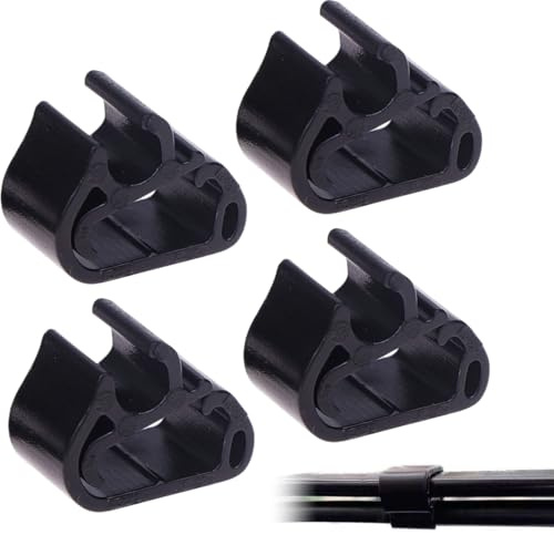 EIHI 4 Clip Di Fissaggio Per Braccio Tergicristallo Peugeot, Compatibili Con Peugeot 408 5008, Citroën C5, C5 Aircross E Versailles C5X, Clip Fissaggio Peugeot (Nere)