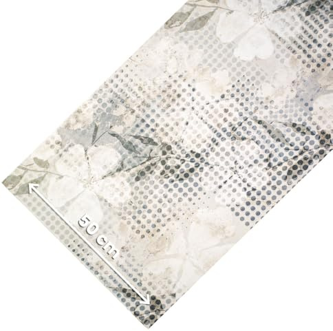 OLIVO.shop Tappeto Cucina 240 cm, Passatoia Cucina Antiscivolo Lavabile, Tappeti Cucina Fantasia, Tappeto Pvc, Rotolo Passatoia Cucina 50x240 cm JOKE (MINIMAL NATURE)