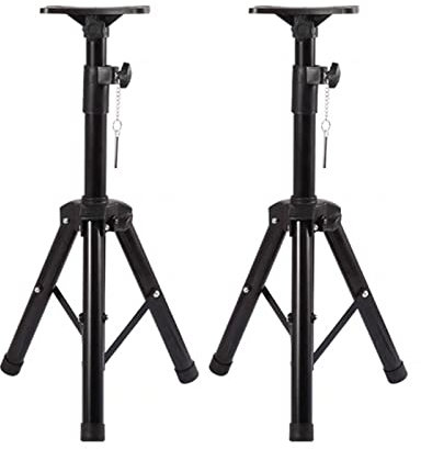 Treppiede professionale Speaker Stand con vassoio Rack per Studio Monitor e Stage Performance