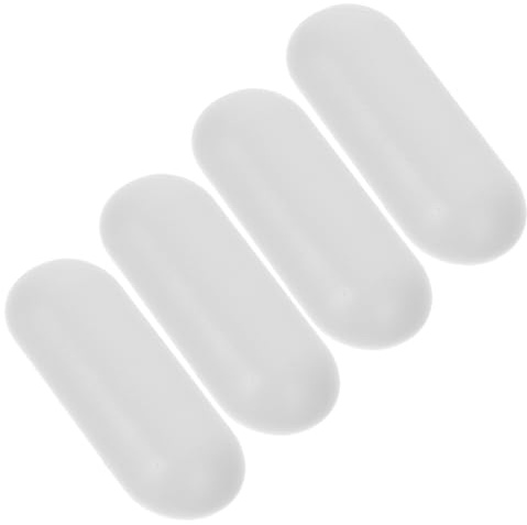 DECOMELODY 4 pezzi Tamponi Ammortizzatori per Sedile Wc Trasparenti Antiscivolo Kit Ricambio per Silenziosi Compatibili con Adatti Casa Hotel e Scuole