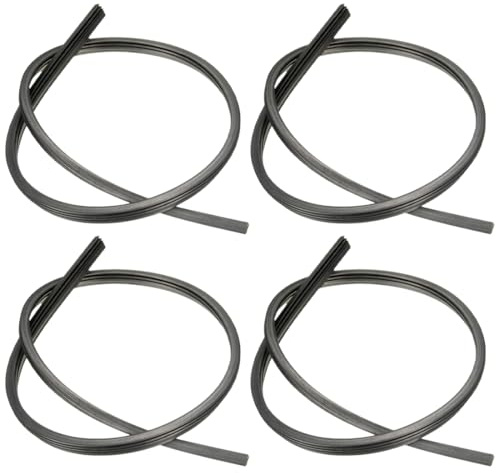 WUFKOP 4 Láminas de Repuesto para Limpiaparabrisas, Goma Universal de 80 cm de Autocorte para una Limpieza Clara y Sin Rayas, para Automóvil, SUV y Furgoneta