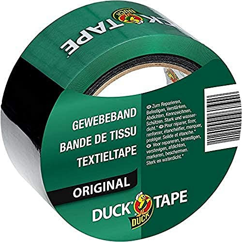 Duck Tape 106-06 - Cinta adhesiva con superficie impermeable, extrafuerte, para uso en interiores y exteriores, 50 mm x 5 m