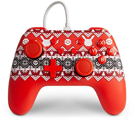 Mando con cable PowerA para Nintendo Switch - Pokémon Holiday Sweater