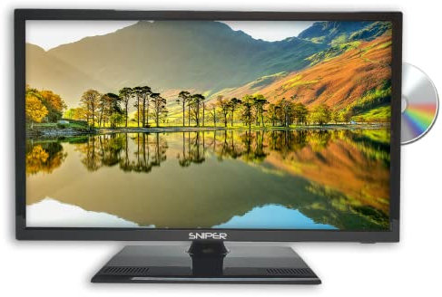 Living Leisure Sniper 22'' FULL HD LED 12V, 24V & Mains Travel TV, DVD, Satellite S2, Freeview T2, Bluetooth 5.1, Easyfind, PVR, USB x 2, HDMI x 2 (SN-2204-E)