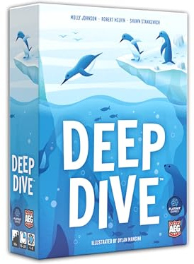 Alderac Entertainment Group | Deep Dive Card Game in English for All Family | Strategic Competitive Game for 1-6 Players | a Press-Your-Luck Set-Collection Game