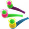 3 Pcs Random Color Floating Blow Pipe Balls, Floating Blow Pipe & Balls Balance Blowing Party Supplies, Stress Reliever Balance for Adults Funny Party Supplies Ball