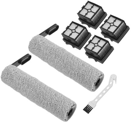 Amosfun Accesorios Para Fregadoras De Filtro y Cepillo De Repuesto Kit De Rodillo De Cepillo Para Fregadora Filtro Para De Uso Limpieza De Pisos
