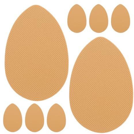 Beaupretty 4 Paia Cuscinetti Antiscivolo in Silicone per Suola Scarpe Protezione Avampiede e Tallone Adesivi Antirumore per Tacchi Alti Inserti Resistenti per Scarpe Eleganti e Casual