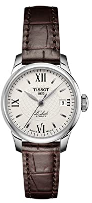 Tissot Damen-Uhren Analog Automatik One Size Leder 87494209