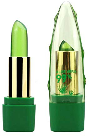 Aloe Vera Lippenstift, 2 Stück, magische Farben, wechselnd, langanhaltend, nährend, feuchtigkeitsspendend, Lippenstift, Lippenstift, ändert die Farbe der Lippenpflege, Schönheit, Kosmetik