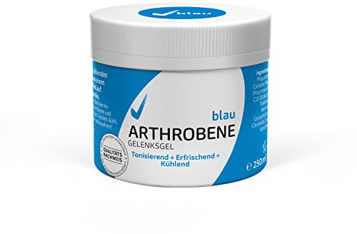 Arthrobene Gelenksgel blau, kühlendes Gelenksgel mit Kampfer, Zitronellöl, Menthol und Teufelskralle, ohne Konservierungsstoffe - zum Auftragen auf die Haut (1 x 250 ml)