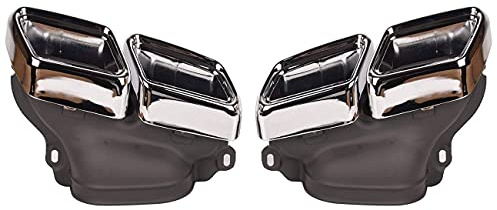 Bapmic 2* Auspuffendrohr Endrohre Auspuffblenden Blende Ersatz für MERCEDES S-class 2014 2015 2016 AMG W222