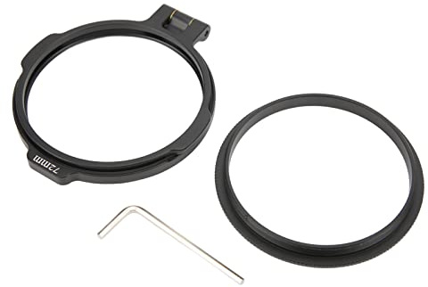 Shanrya Porte-filtre pour objectif, plus Dimensions pratique porte-filtre ND pour objectif grand angle avec zoom fixe (72 mm)