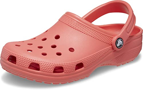 Crocs Unisex-Adult Classic Clogs, Neon Watermelon, 12 Men/14 Women