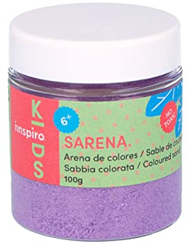 INNSPIRO Violetter Sand, 100 g, zur Dekoration und zum Basteln