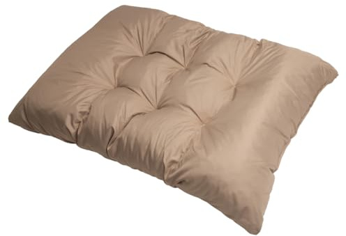 Palettenauflagen, Sitzkissen für Stuhl, Kissen für Bänke, Bodenkissen groß, Bodenkissen Kinder, Bodenkissen groß, Bodenkissen Rund, Bodenkissen (120_x_60_cm, Beige)