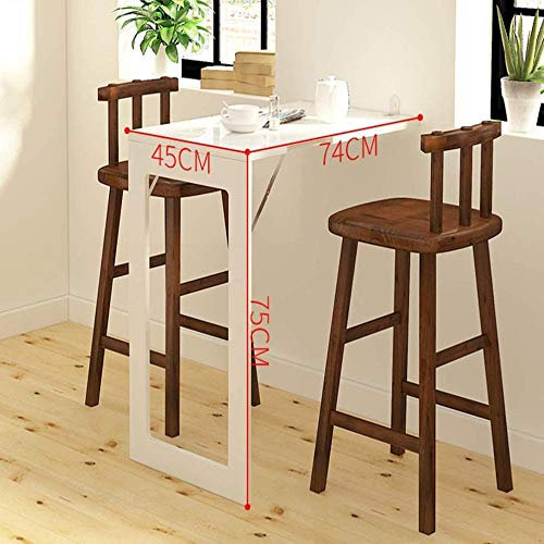 Wandklapptisch, multifunktionaler Klapptisch, umwandelbarer Schreibtisch, kreativer Möbel-Stehtisch, Weiß